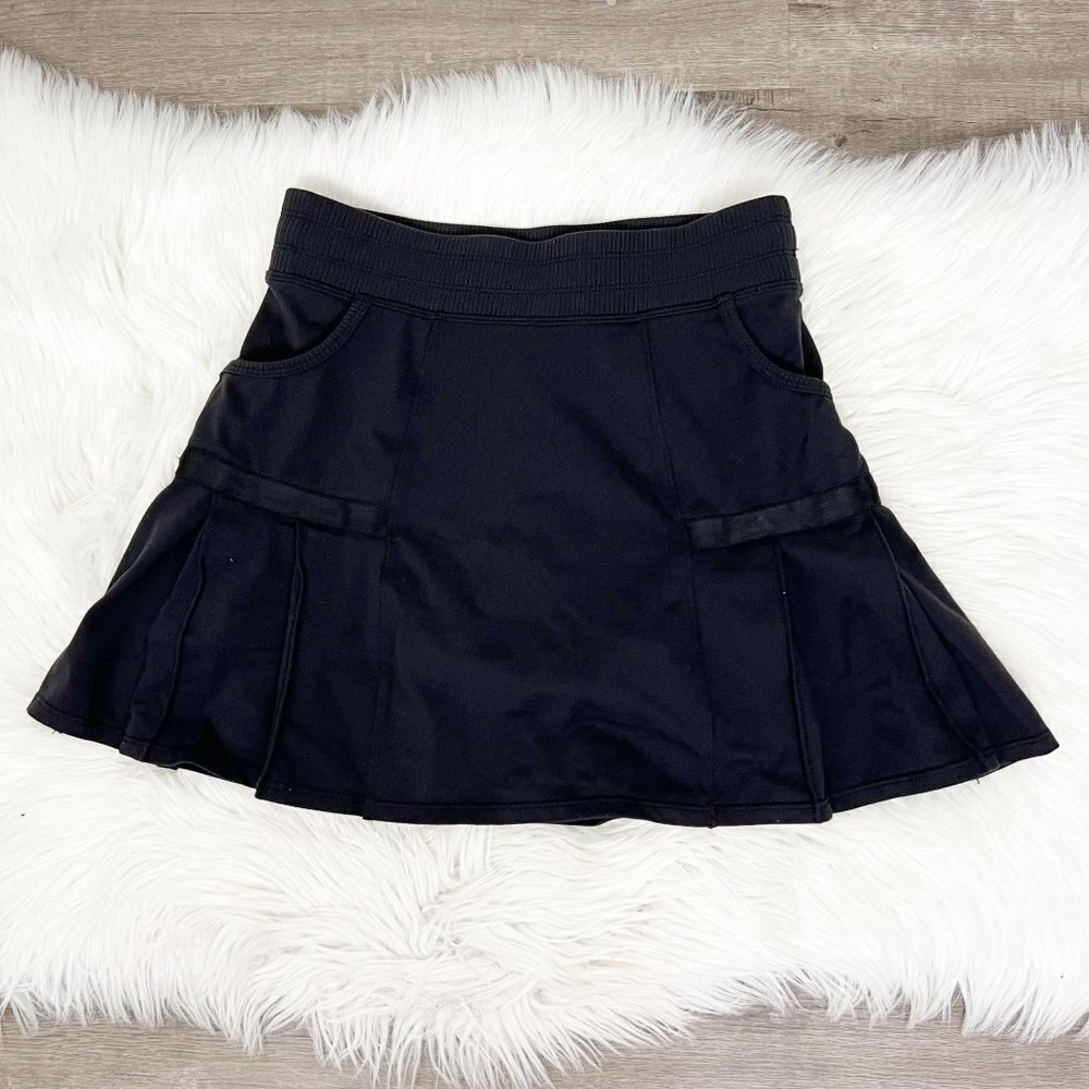 Athleta Black Any Sport Skirt Skort Golf Tennis Womens XS Athletic Athleisure